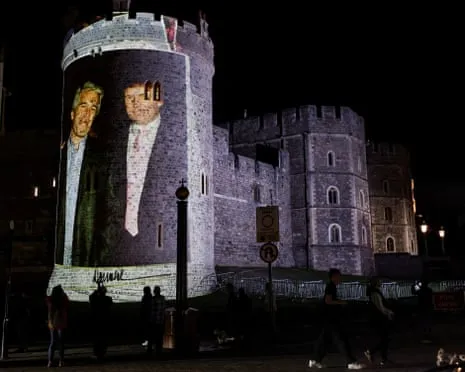 Four People Taken into Custody Following Images of Trump and Epstein Projected on Royal Windsor Castle