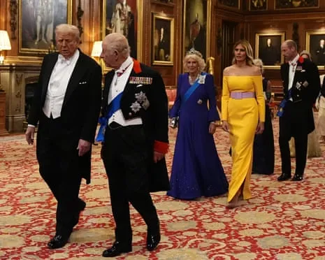 Royals Deploy Red Carpet Amid Demonstrations; Jimmy Kimmel Pulled From Air Due To Kirk Comments