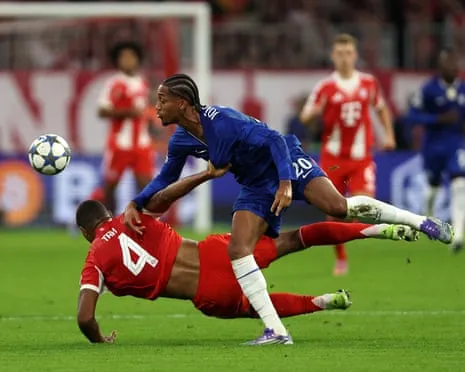 Chelsea's manager fumes when Bayern Munich center-back Tah avoids dismissal in UCL loss