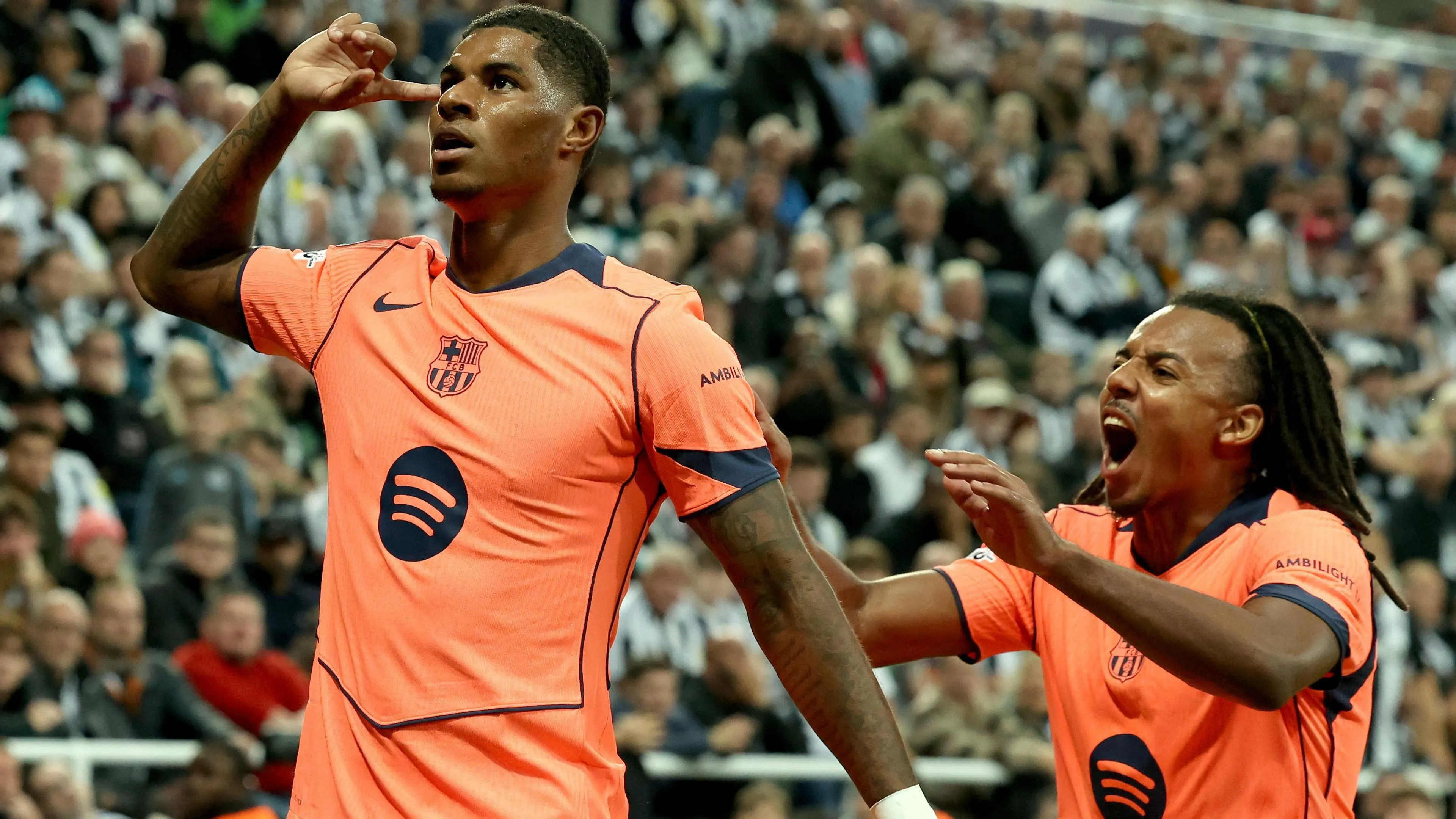 Is the forward heading toward a comeback at Barcelona after sinking Newcastle?